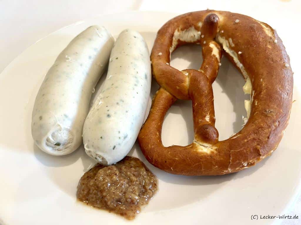Weißwurst mit Butterbrezel
