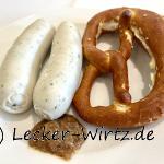 Weißwurst mit Butterbrezel