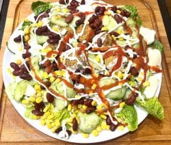 Halloween Salatplatte
