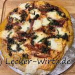 Kastanien-Pizza mit Mangold