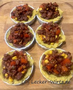 und mit Chili con Nduja füllen