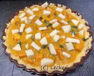 und den Käse verteilen