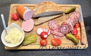 Brettl Jause mit Paarlen
