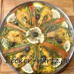 Paella con mariscos - Paella mit Meeresfrüchten