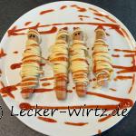 Mumien-Würstchen mit Spaghetti