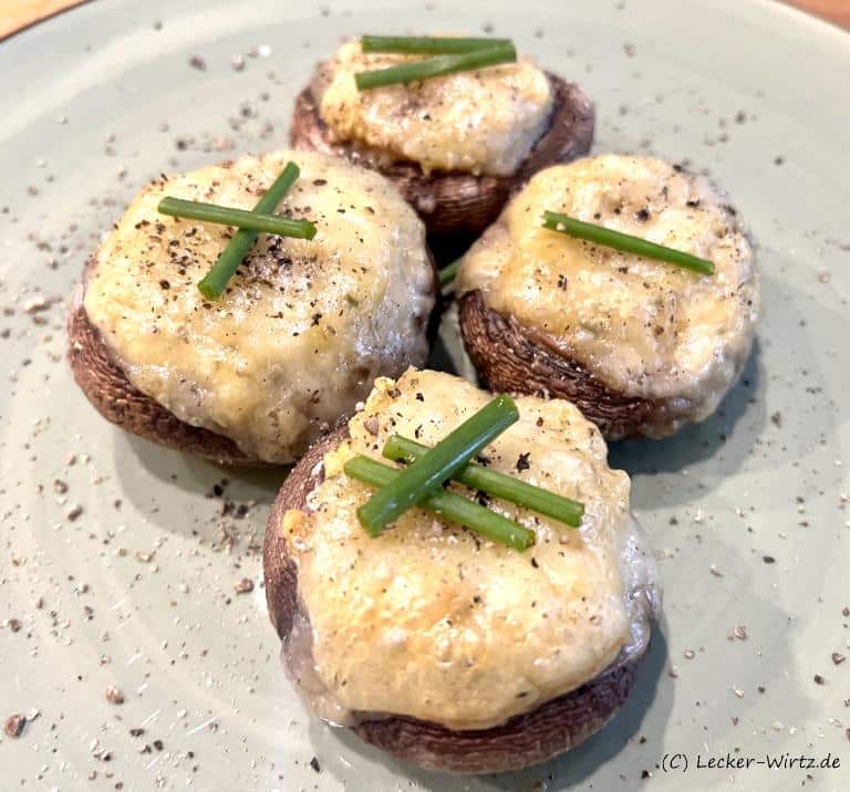 Gefüllte Falafel-Champignons Gefüllte Falafel-Champignons