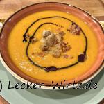 Kürbissuppe mit Apfel