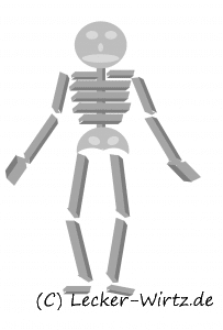 Pommes Skelett - Entwurf
