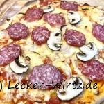 Pizza Funghi e Salame