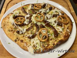 Brizza fränkisch mit Nürnberger und Kraut