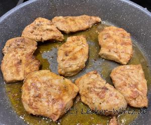 Hühnchen anbraten