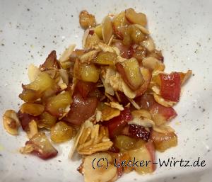 Apfel-Mandel Topping