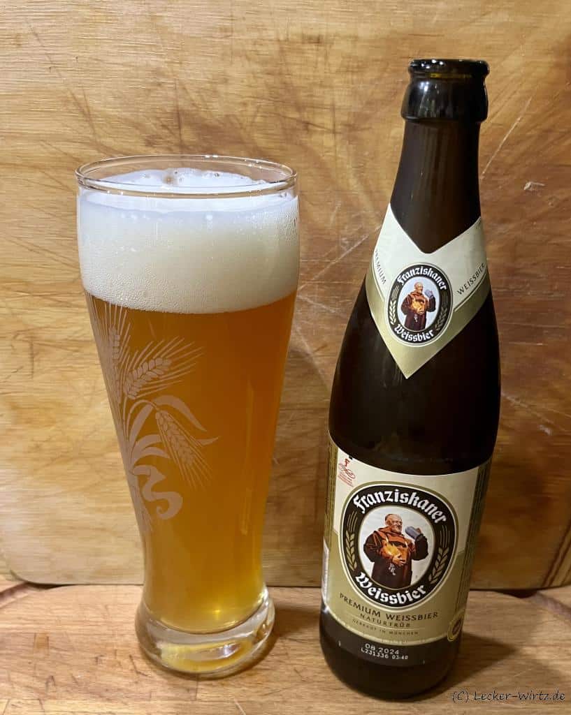 Franziskaner Weißbier naturtrüb