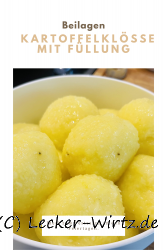 Kartoffelklöße mit Füllung