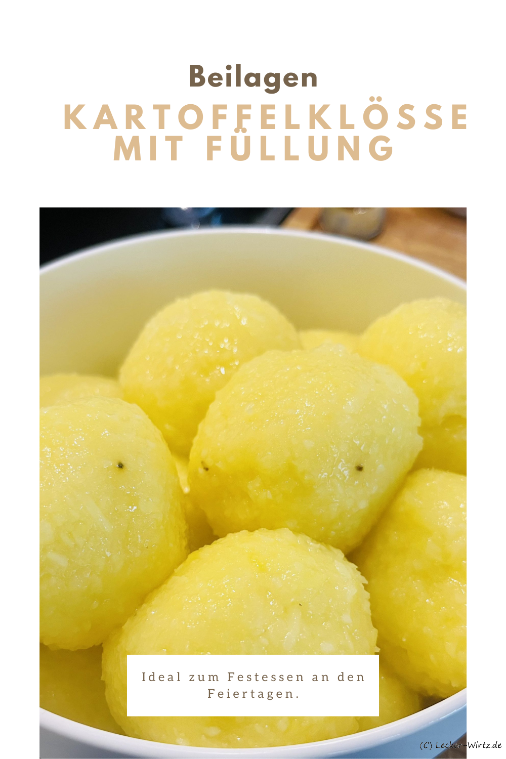 Kartoffelklöße mit Füllung