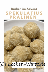 Spekulatiuspralinen – nicht nur für den Advent