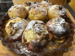 Bratapfel nach dem Backen