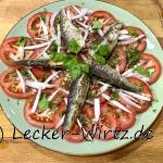 Spanischer Tomaten-Sardinen-Salat