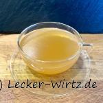 Heißer Apfelsaft mit Gin