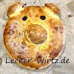 Glücksschwein zu Neujahr backen