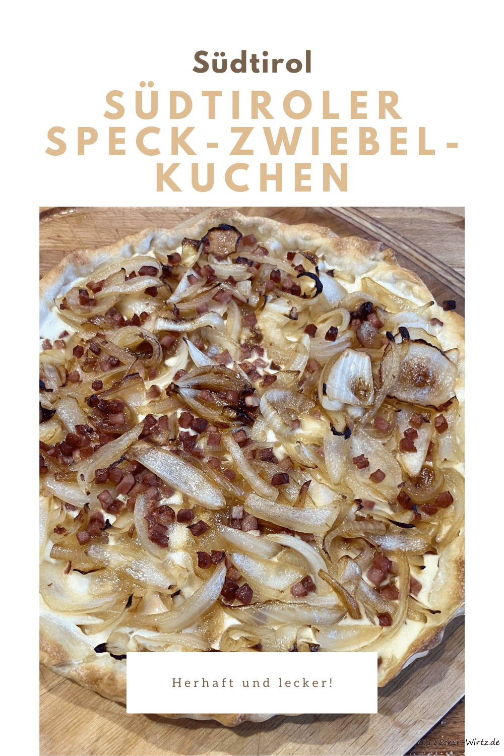 Südtiroler Speck-Zwiebel-Kuchen