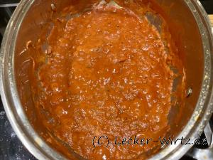 Tomatenreduktion für Butter Chicken