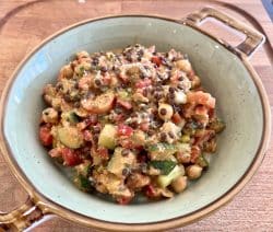 Mediterraner Hülsenfrüchte Salat