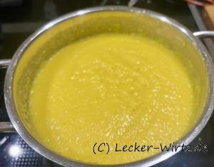 Polenta anrühren