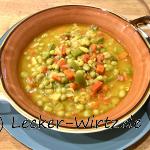 Asiatische Erbsensuppe