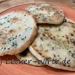 Knoblauch-Kräuter Naan