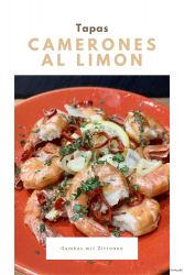 Camerones al limon – Gambas mit Zitronen