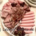 Rezept Aufschnittplatte mit Anregungen, Ideen zu Buffet und (Retro) Party