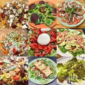 Salat und Dressing - eine Übersicht
