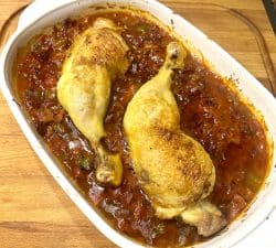Poulet basquaise - Baskisches Huhn