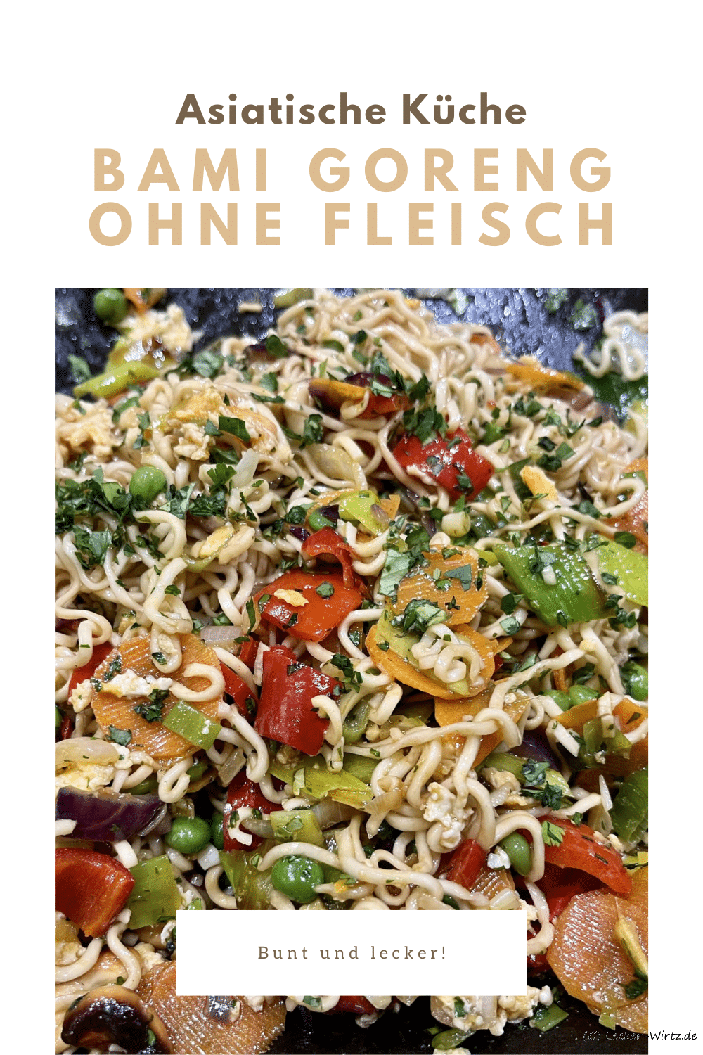 Bami Goreng geht auch ohne Fleisch