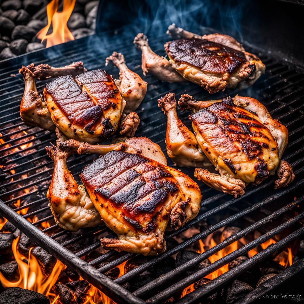 Pollo Asado vom Holzkohlefeuer