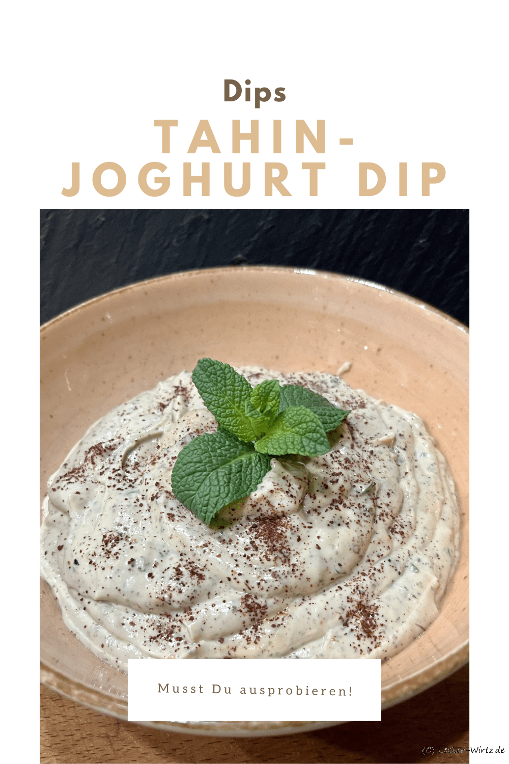 Tahin-Joghurt Dip – yoğurtlu tahin sosu