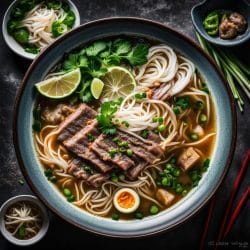 Vietnamesische Rinder-Suppe – Pho Bo