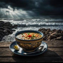 Vissoep – Fischsuppe aus Flandern