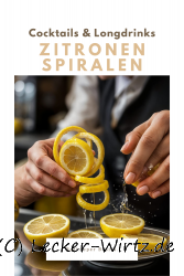 Zitronenspiralen – Barkeeper Basics