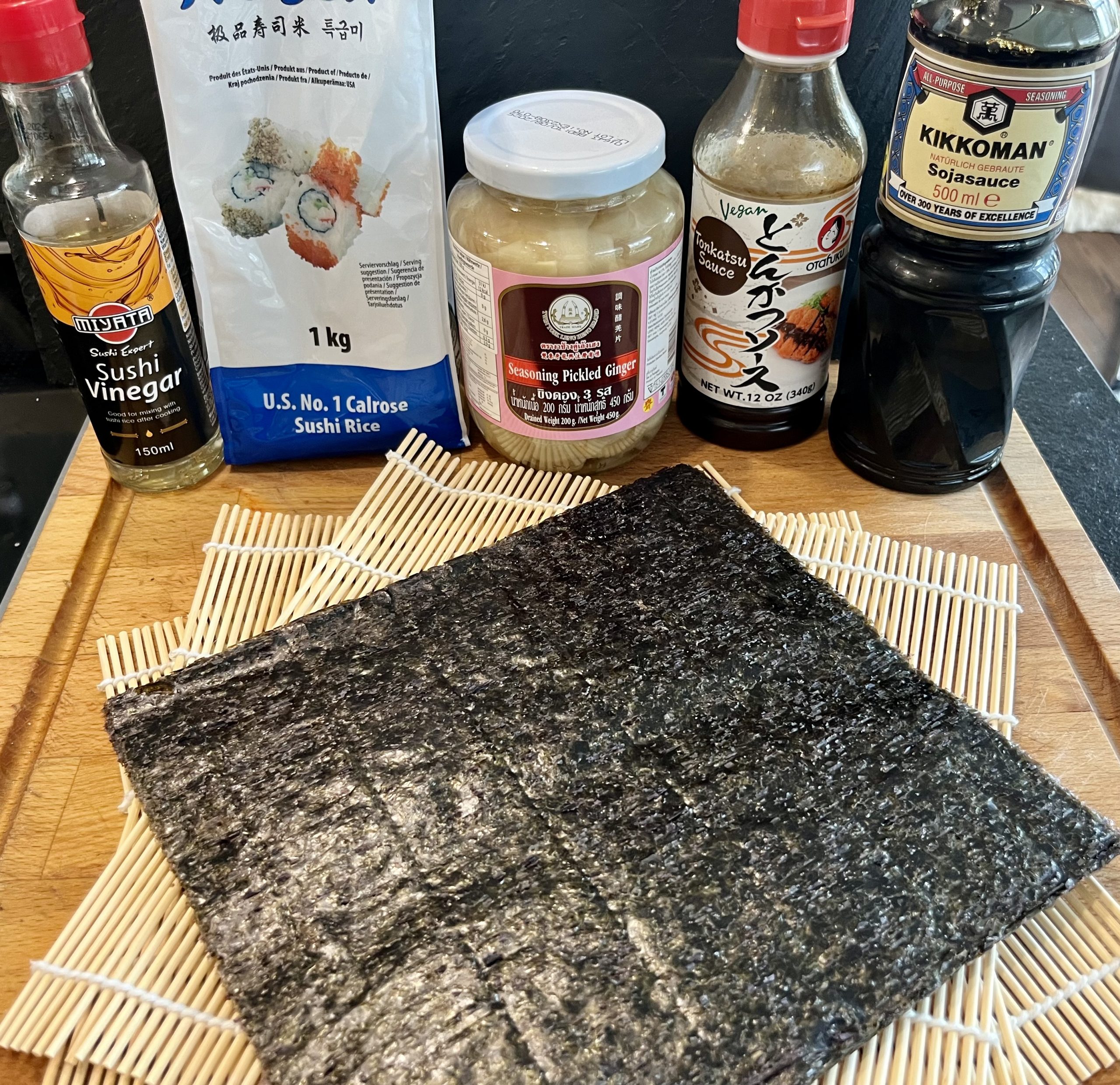 Zutaten für Sushi