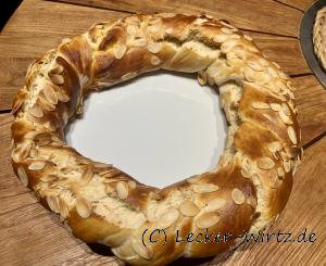 Osterkranz abkühlen lassen