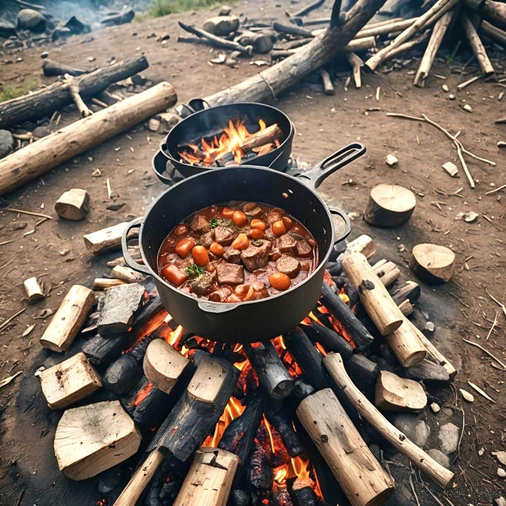 Räuberfleisch aus dem Dutch Oven