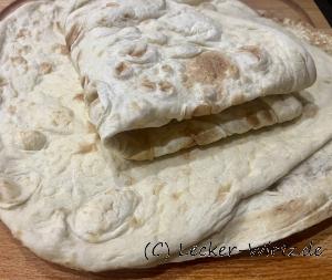 Dürüm Brot - Yufka-Ekmek - Sac Ekmeği - Lavash - dünnes Fladenbrot aus der Türkei