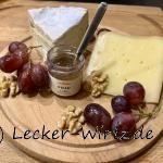Kleine Käseplatte für zwei