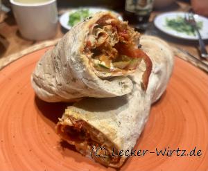 Dürüm mit Köfte gerollt
