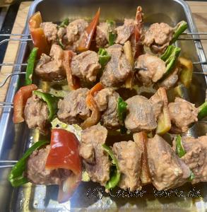 Şiş Kebap - Lamm Spieße vorbereitet