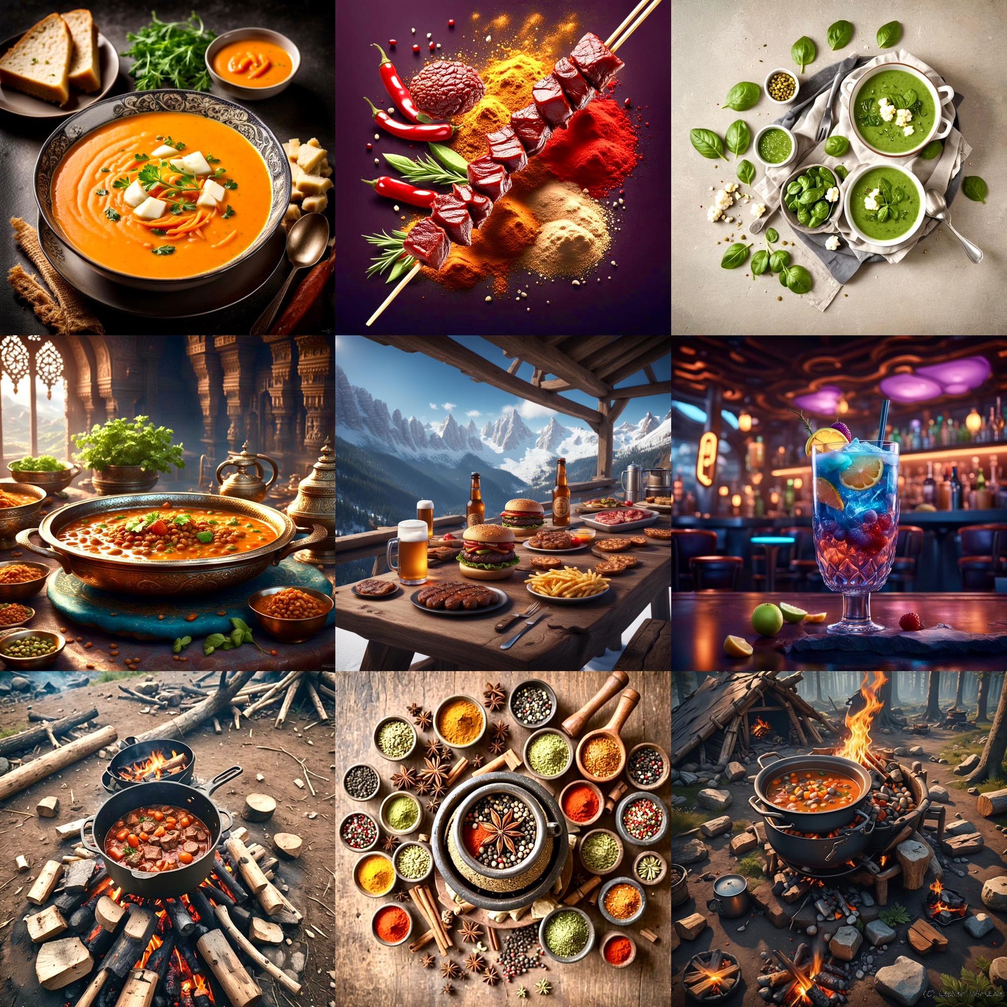 KI Food Bilder - AI food pictures