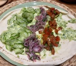 Vegetarische Dürüm Rolle