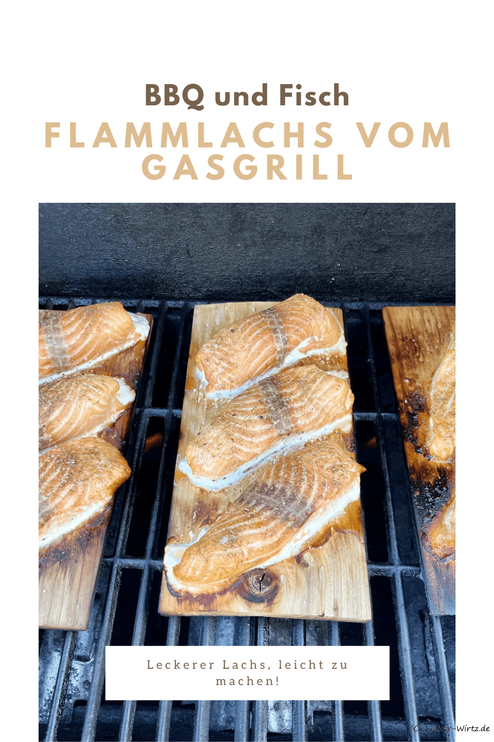 Flammlachs vom Gasgrill